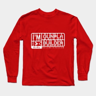 I'M Gunpla Builder White Long Sleeve T-Shirt